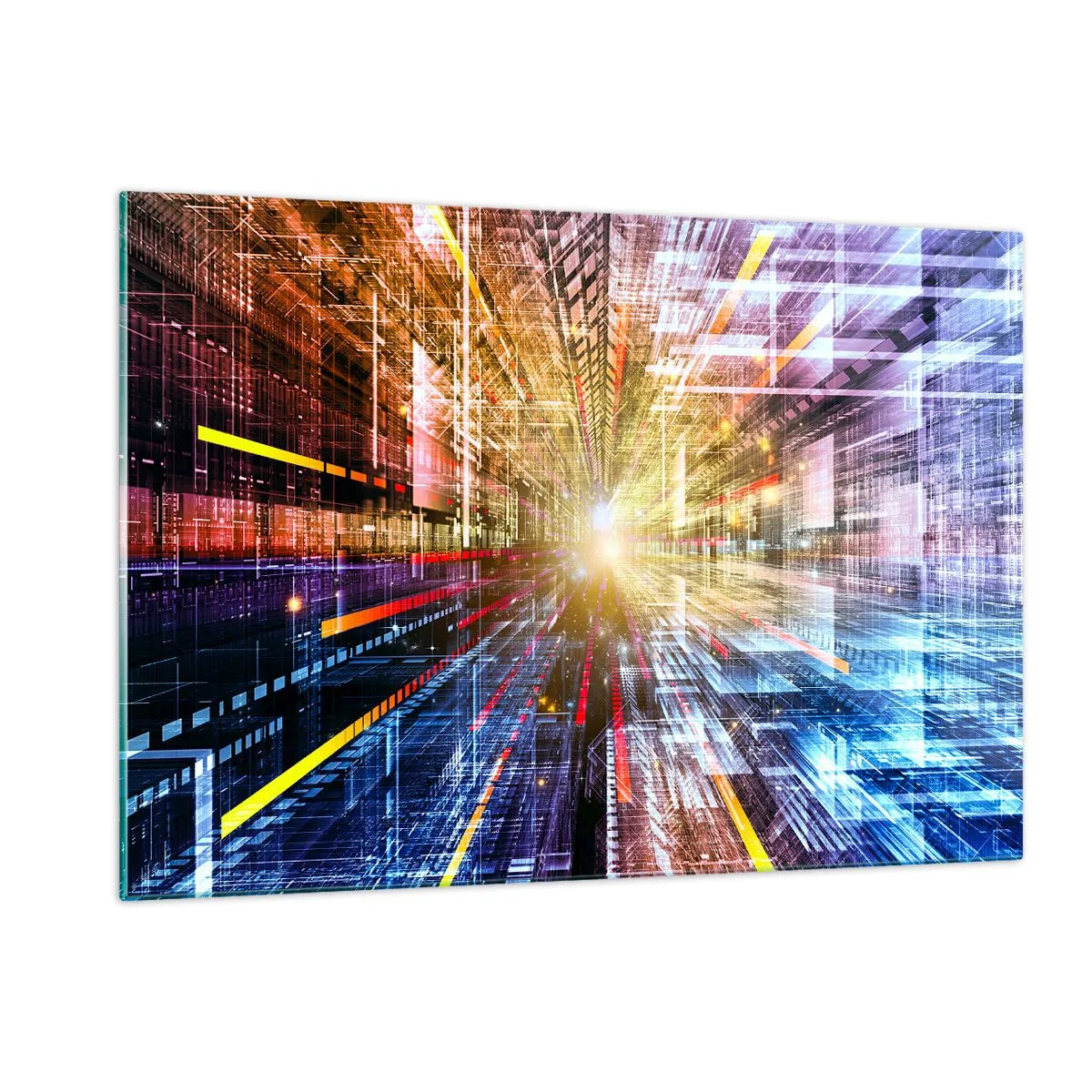 Üveg kép - Fényes folyosó - 120x80 cm