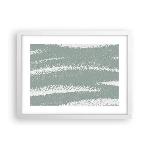 Poszter fekete keretben - Absztrakció téli hangulatban - 40x30 cm