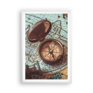 Poszter fekete keretben - A kalandvágynak - 61x91 cm