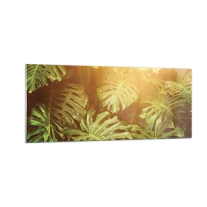 Üveg kép - A zöldbe belépni... - 100x40 cm