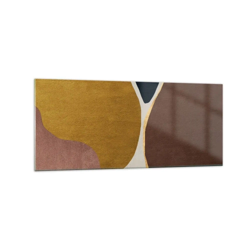 Üveg kép - Absztrakció - egy hely a térben - 120x50 cm