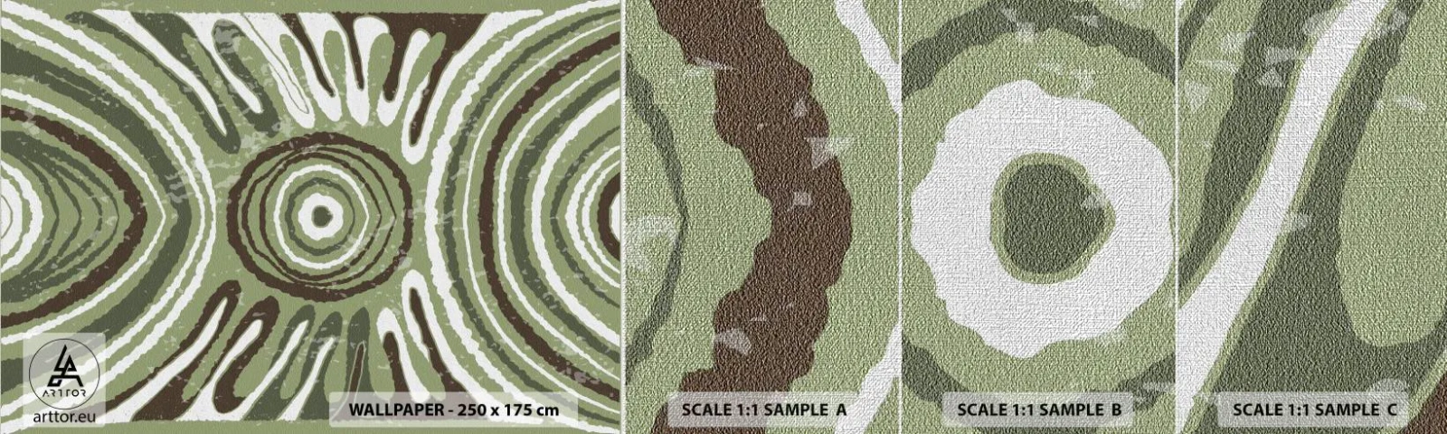 Fotótapéta Minta Premium Canvas - Az érzelmek robbanása - Idős, Boho, Darab - 100x30 cm