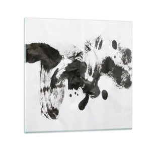 Üveg kép - Módszer az őrületben? - 40x40 cm