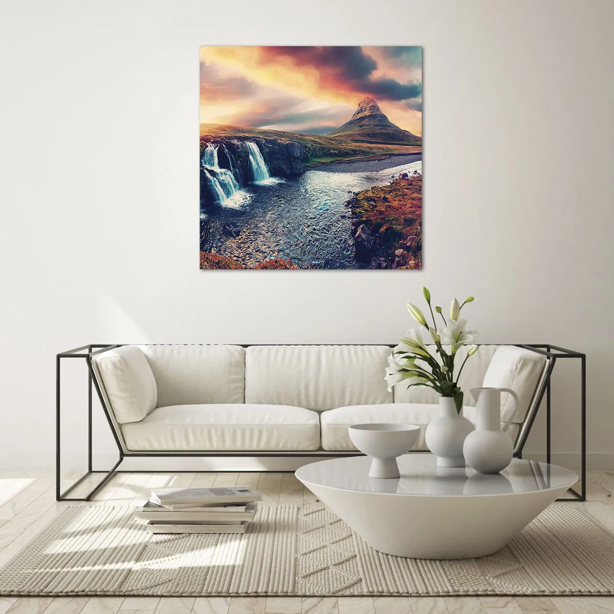 Üveg kép - A természet fenségében - 60x60 cm