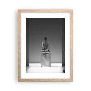 Poszter világos tölgy keretben - Kifinomult egyszerűség - 30x40 cm