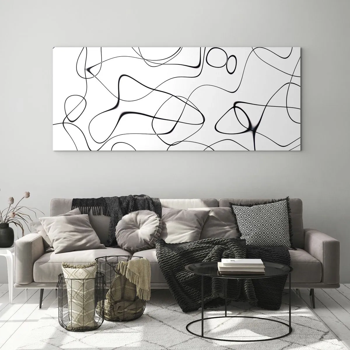 Üveg kép - Életutak, sorsok - 100x40 cm