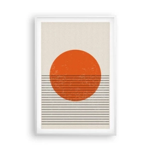 Poszter fekete keretben - Mindig a nap - 61x91 cm