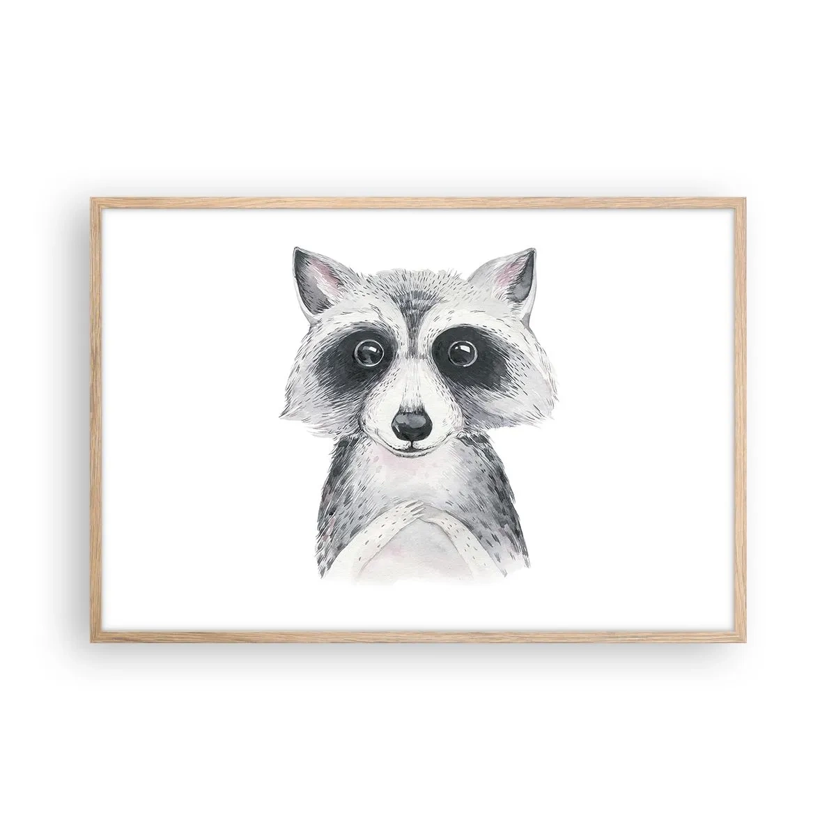 Poszter világos tölgy keretben - Egy pillanat meghatottságra - 91x61 cm