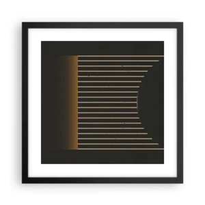 Poszter fehér keretben - Fedezze fel a sötétséget - 40x40 cm