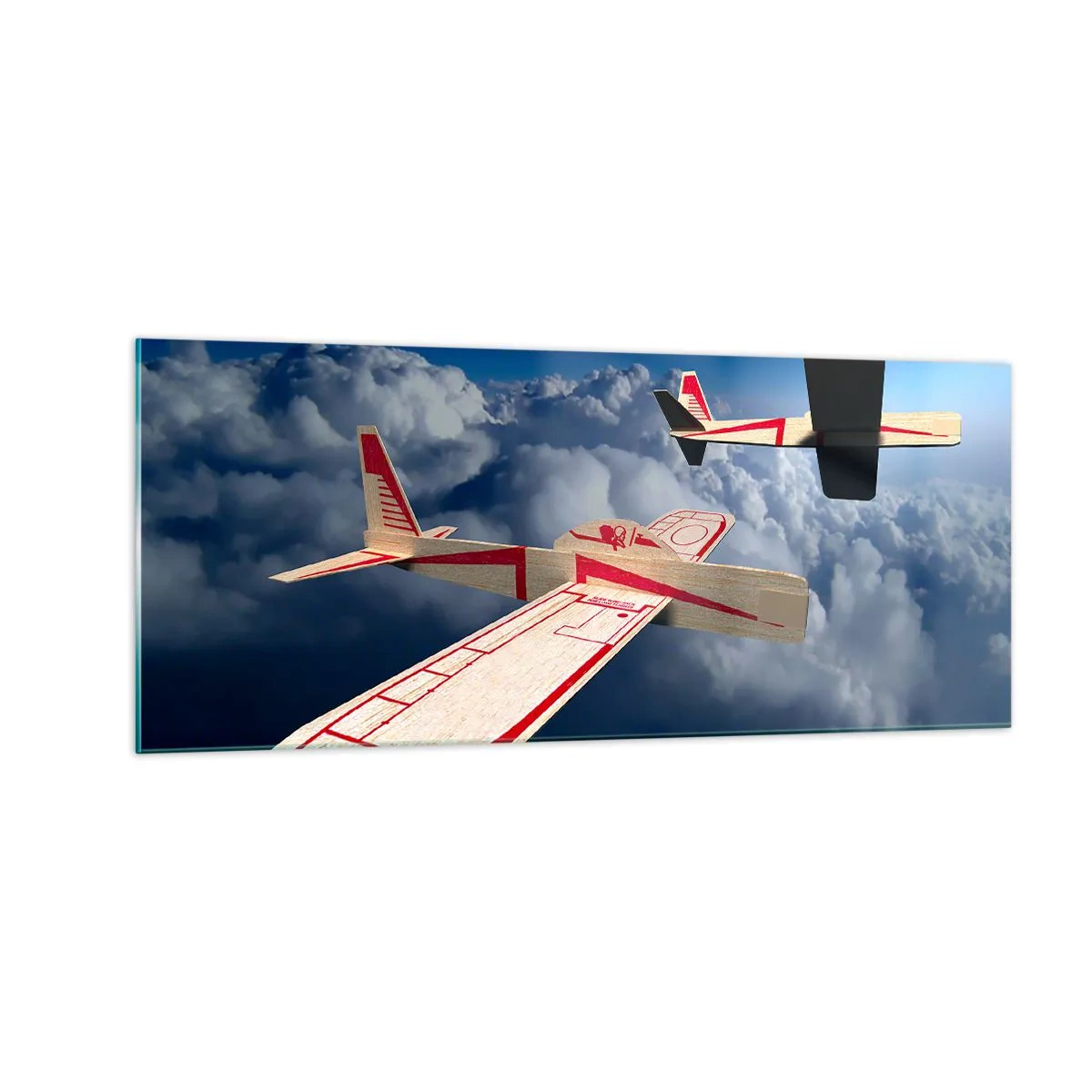 Üveg kép - Még feljebb, még tovább - 100x40 cm