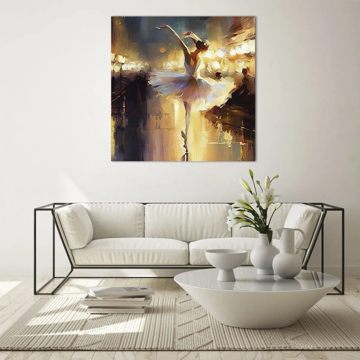 Üveg kép - Csoda az utcán - 60x60 cm