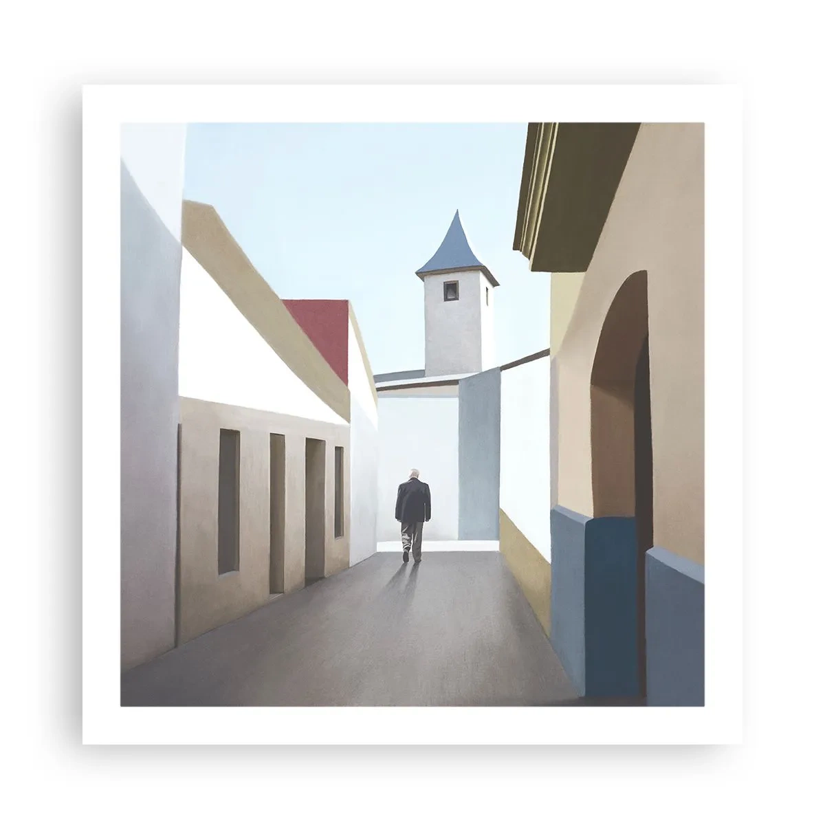 Poszter - Napfényes séta - 60x60 cm