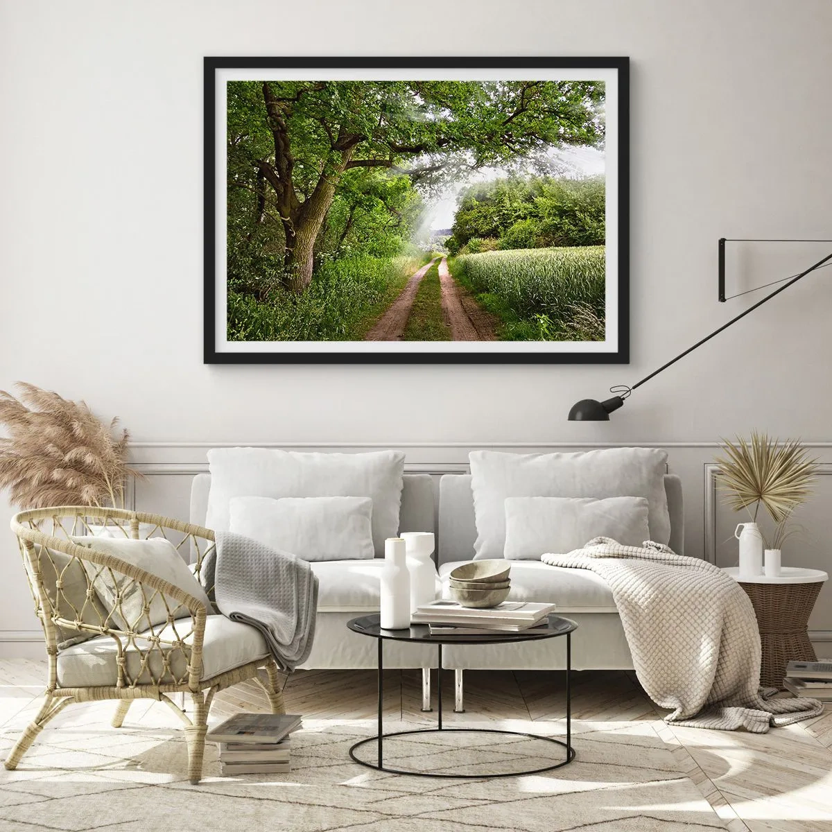 Poszter fehér keretben - Et in Arcadia ego - 70x50 cm