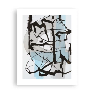 Poszter - Mindennek ellenére kék - 40x50 cm