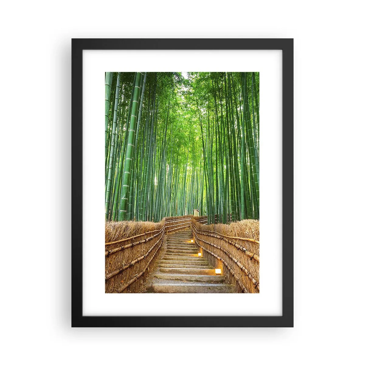 Poszter fehér keretben - Az ázsiai természet esszenciája - 30x40 cm