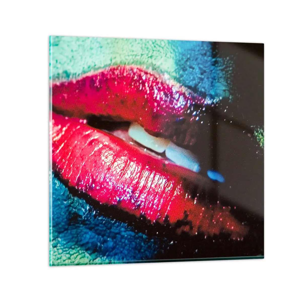 Üveg kép - Érzéki és zavaró - 40x40 cm
