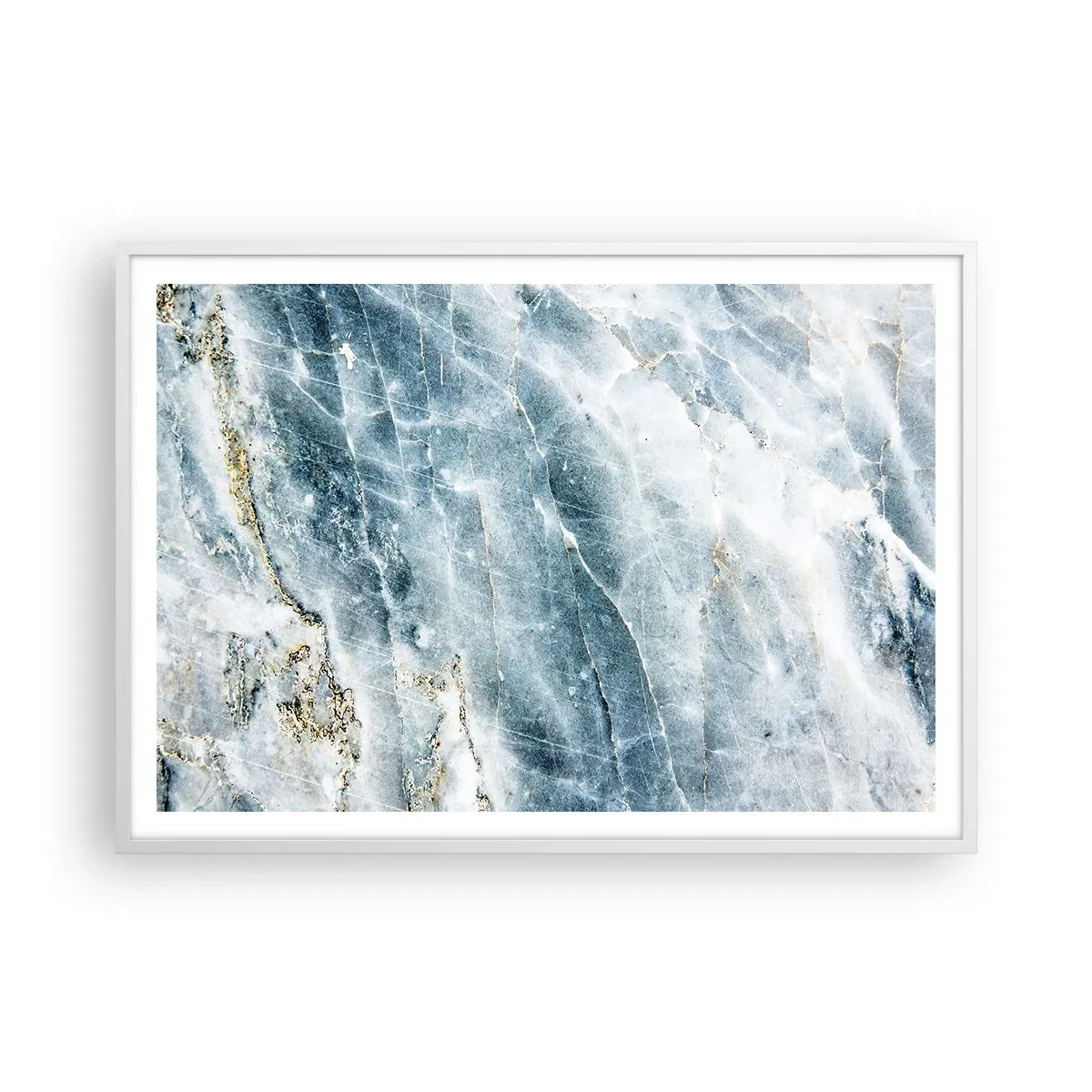 Poszter fekete keretben - Jégvilág - 100x70 cm