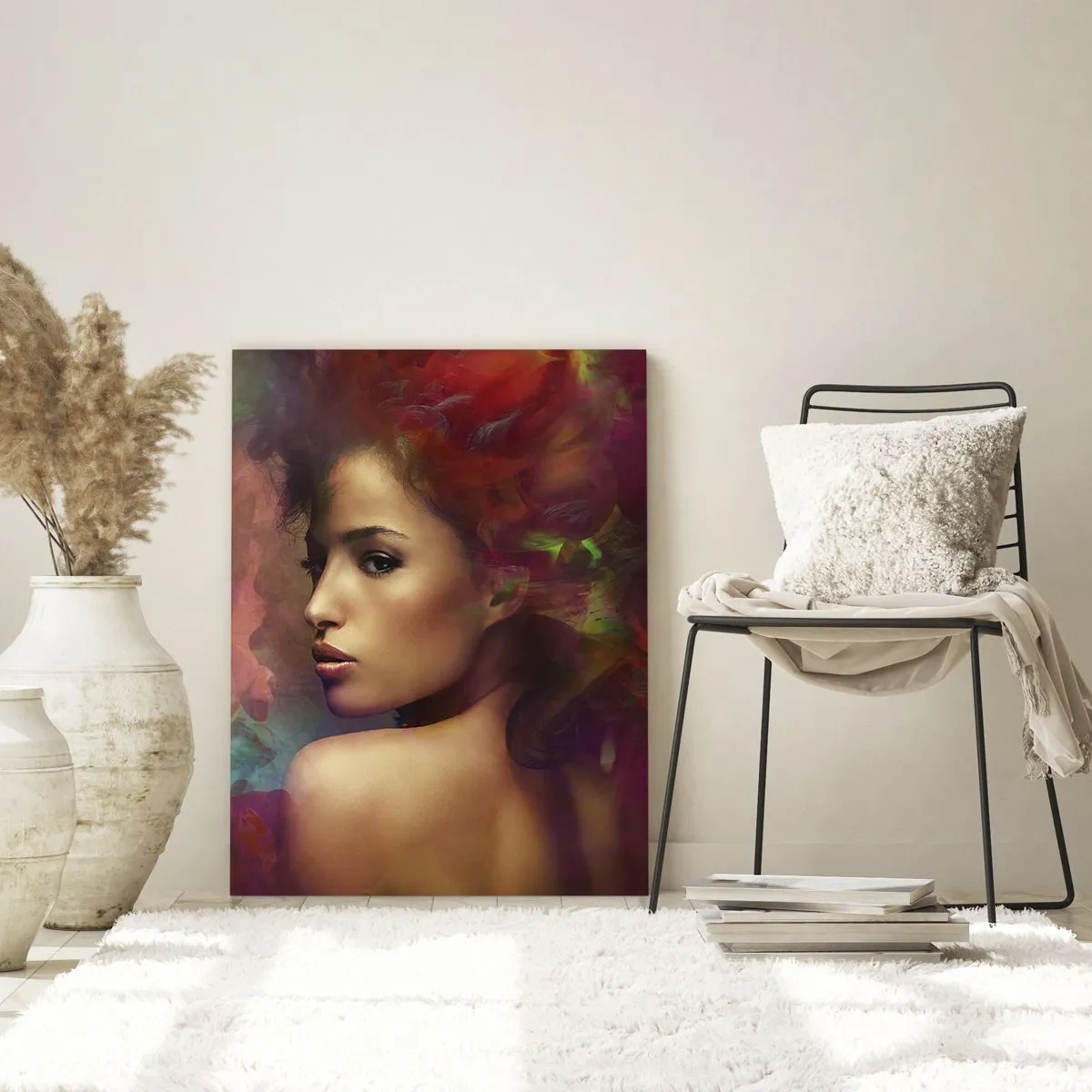 Üveg kép - Szebb, mint a szivárvány, olyan gyengéd, mint a köd - 70x100 cm