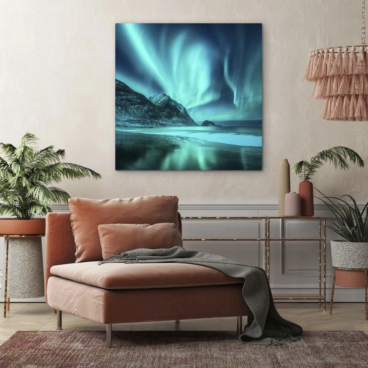 Vászonkép - Észak csodái - 40x40 cm