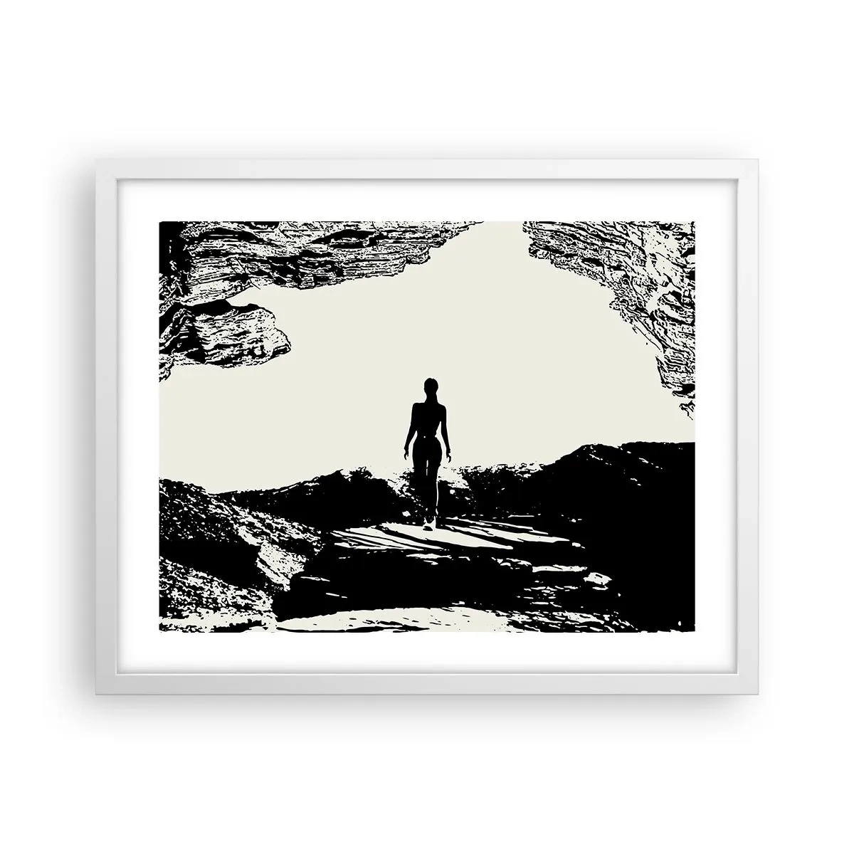 Poszter fekete keretben - Egy új pillantás - 50x40 cm