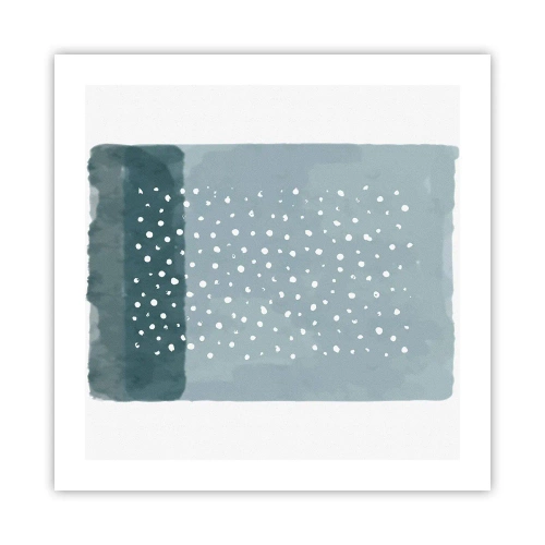 Poszter - Kéken nőtt - 50x50 cm