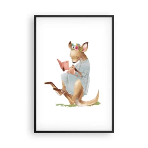 Poszter fehér keretben - Olvass nekem anya - 61x91 cm