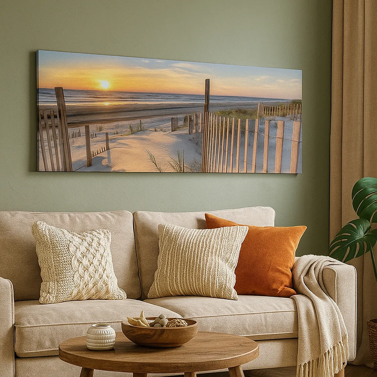 Vászonkép - A szél ragyogása és árnyéka - 30x30 cm