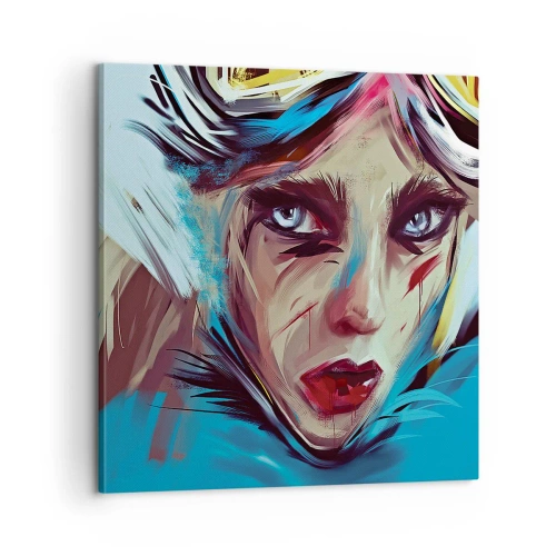 Vászonkép - Utcai harcos - 60x60 cm