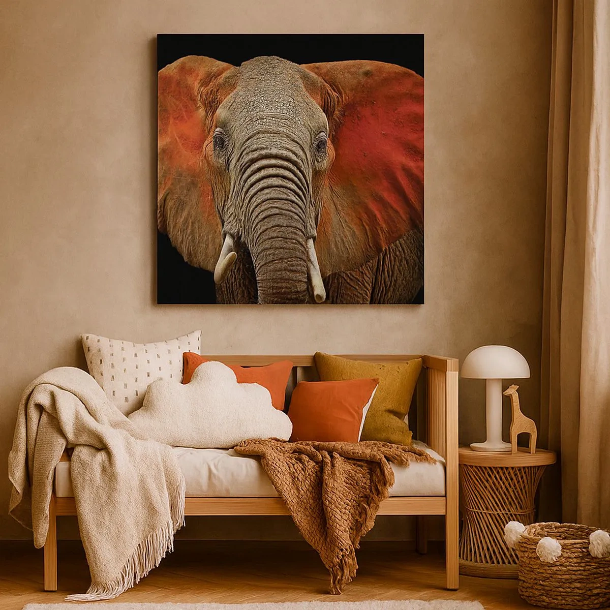 Vászonkép - Én vad vagyok, és te? - 30x30 cm