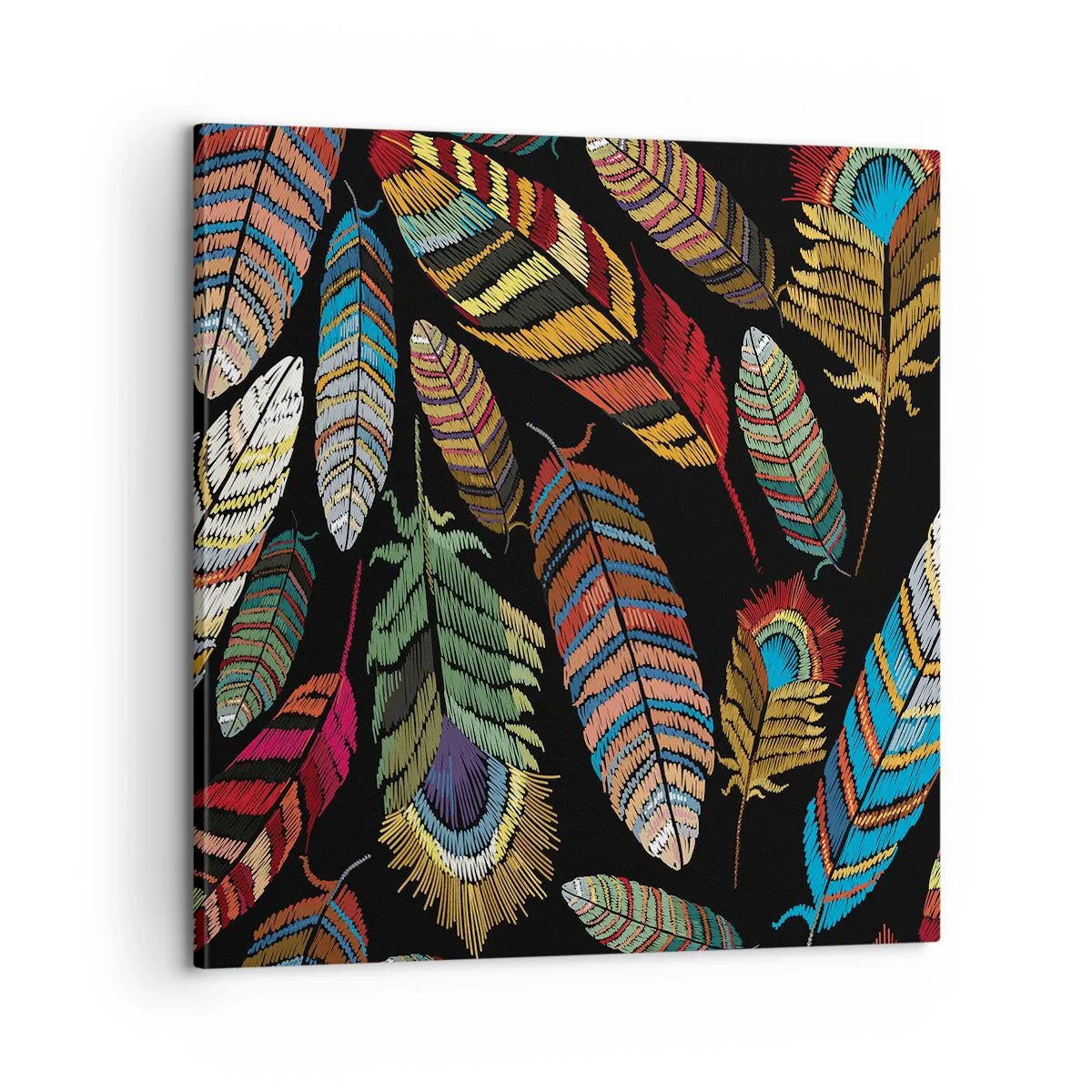 Vászonkép - A madárkarnevál - 60x60 cm