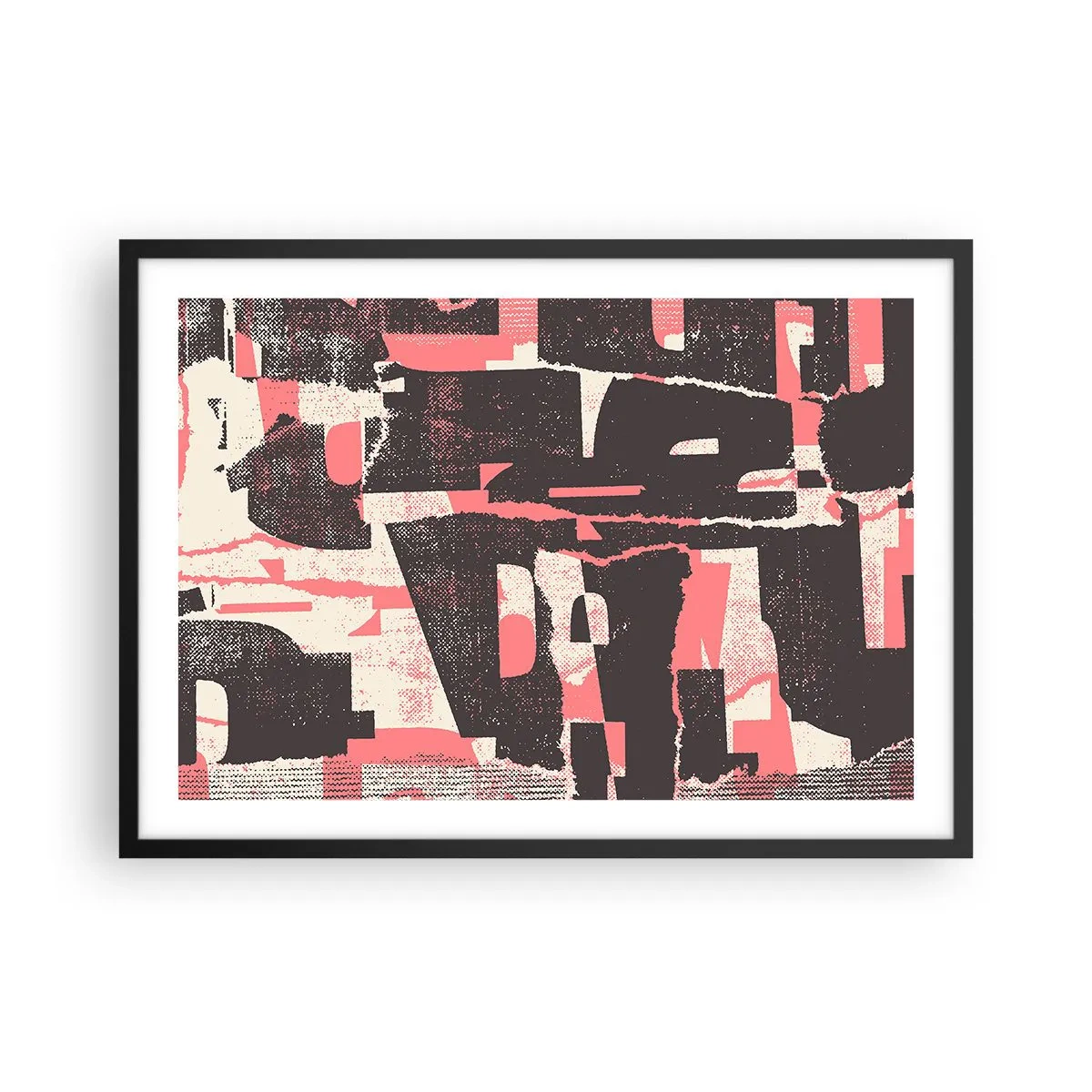 Poszter fehér keretben - Minden nyüzsgés és nyüzsgés - 70x50 cm