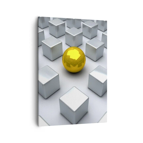 Vászonkép - Miért én? Geometriai összetétel - 50x70 cm