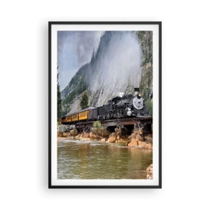 Poszter fehér keretben - Hova? Hova? - 61x91 cm