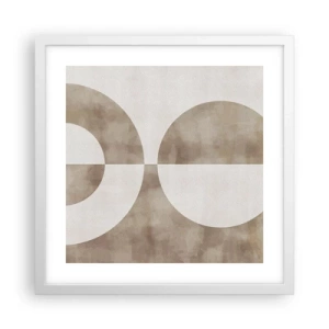 Poszter fekete keretben - Hasonlóságok és különbségek - 40x40 cm