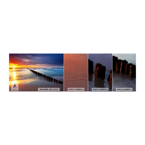 Fotótapéta Minta Öntapadós Deluxe Sticker - Halgasd a csendet - Tájkép, Napnyugta, Strand - 100x30 cm