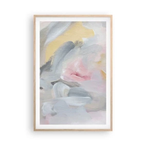 Poszter világos tölgy keretben - Egy pasztell világban - 61x91 cm
