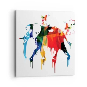 Vászonkép - Bárki tud táncolni - 70x70 cm