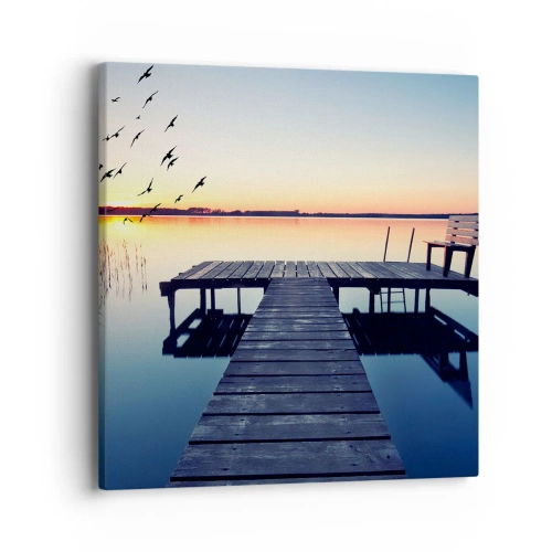 Vászonkép - Jó nap volt - 40x40 cm