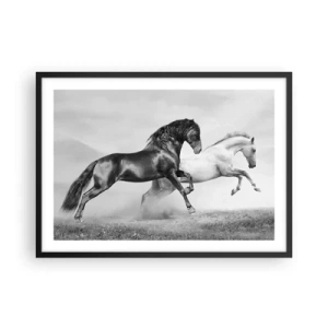 Poszter fehér keretben - Angyalok és démonok - 70x50 cm