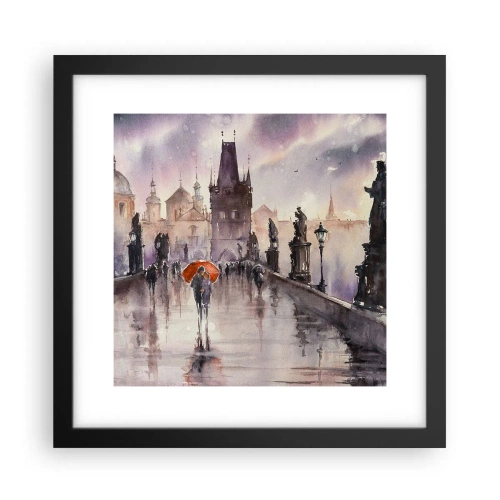 Poszter fehér keretben - Az emberek nem változnak - 30x30 cm