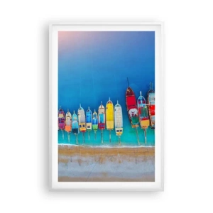 Poszter fekete keretben - Madártávlatból - 61x91 cm