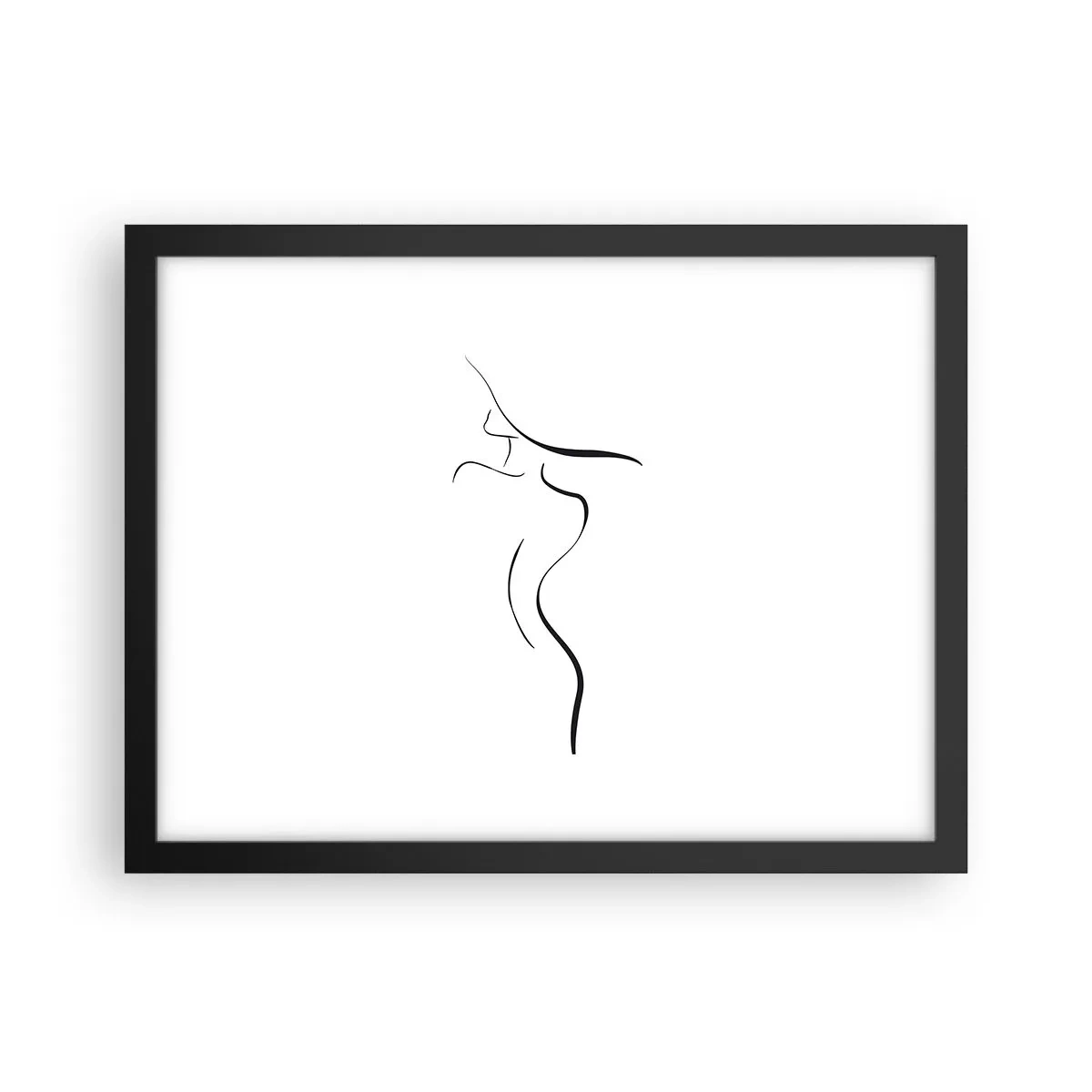 Poszter fehér keretben - Megfoghatatlan, mint egy hullám - 40x30 cm