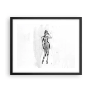Poszter fehér keretben - A nőiesség ideáljának nyomában - 50x40 cm