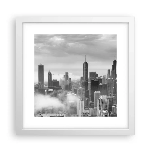 Poszter fekete keretben - Amerikai táj - 30x30 cm