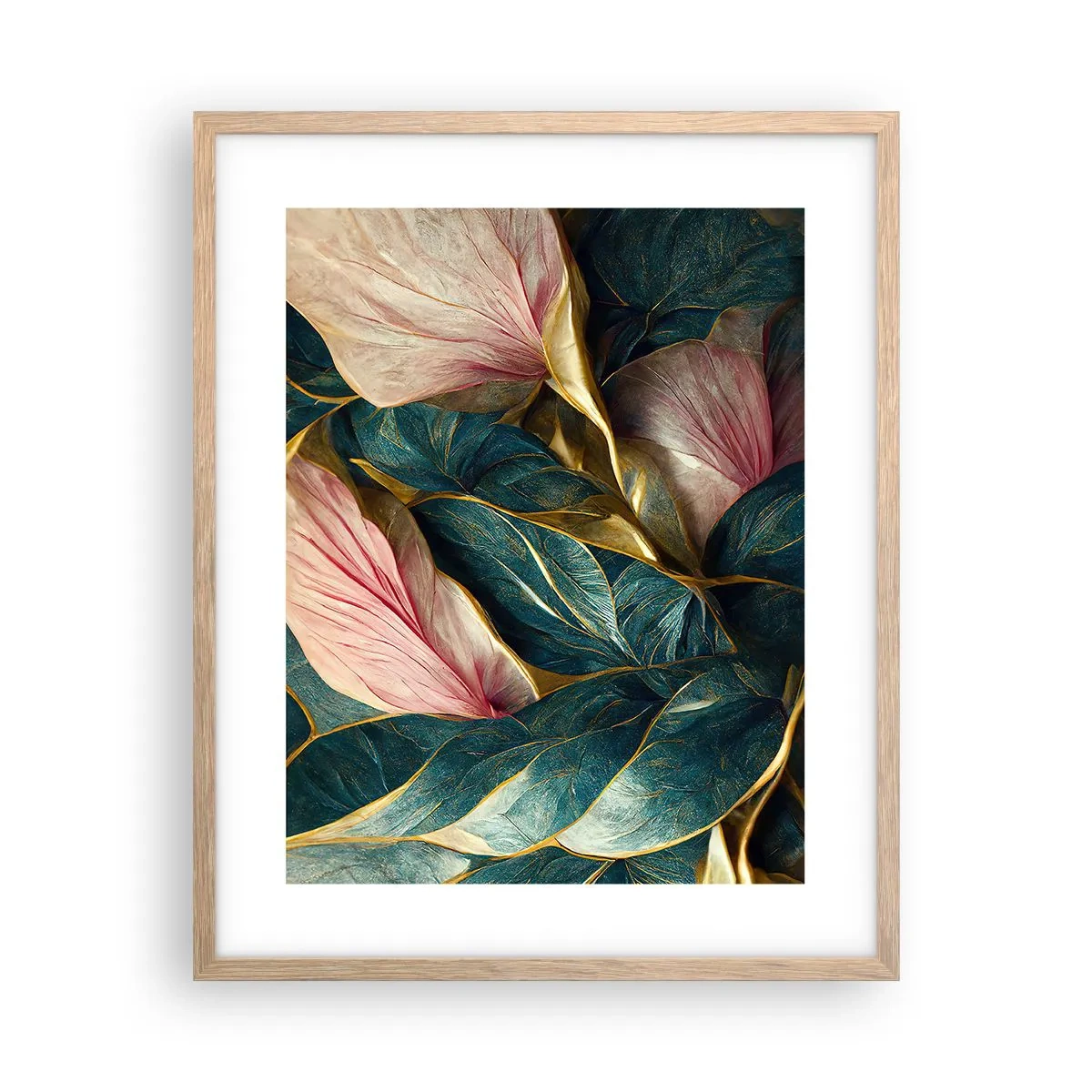 Poszter világos tölgy keretben - Természetes elegancia és stílus - 40x50 cm