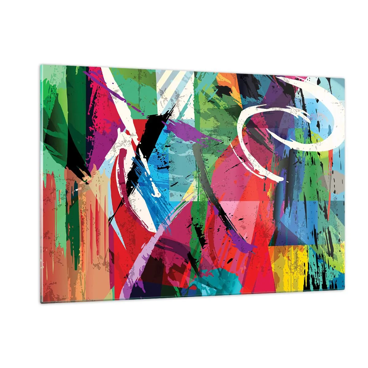 Üveg kép - Gyorsan, élénken és ugrálva - 120x80 cm