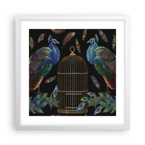 Poszter fekete keretben - Királyi köntösben - 40x40 cm