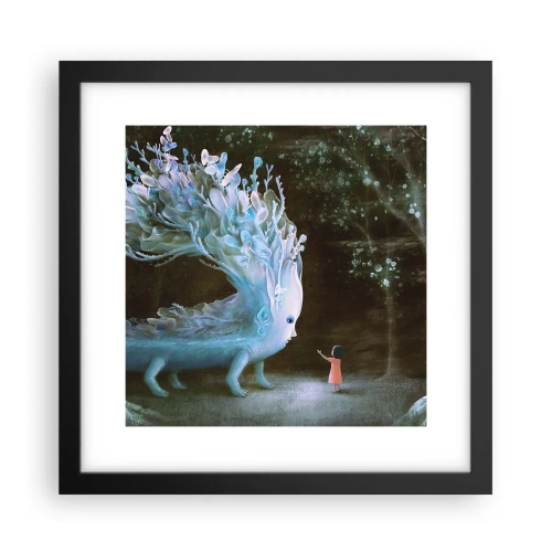 Poszter fehér keretben - Fantasztikus találkozás - 30x30 cm