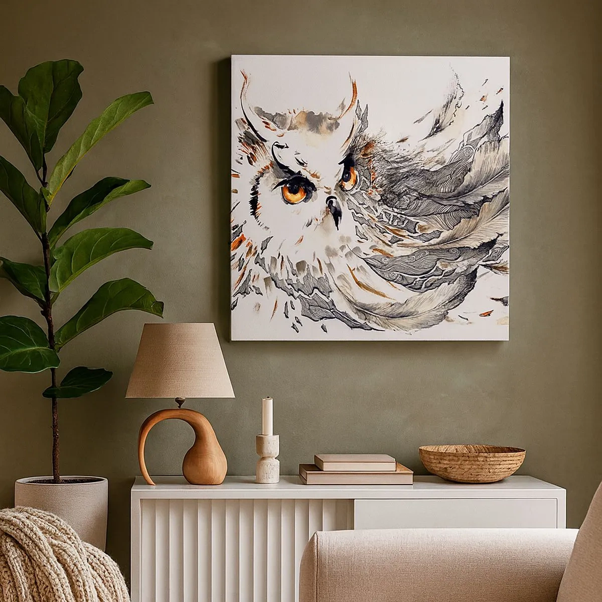 Vászonkép - A mágia világából jött - 30x30 cm