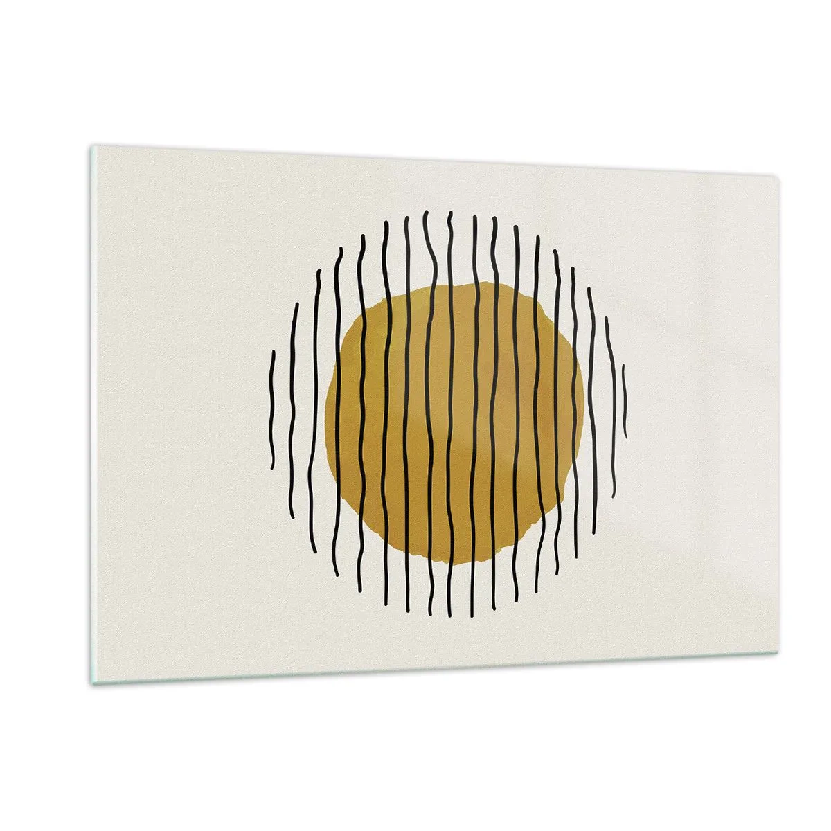 Üveg kép - A hőtől remegő absztrakció - 120x80 cm